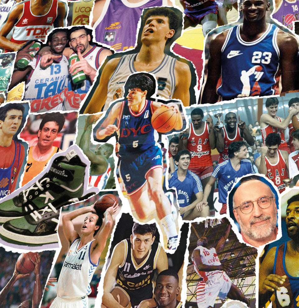 collage Míticos Baloncesto ACB 🏀  años 80 y 90
